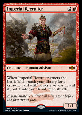 Imperial Recruiter (Foil Etched) [Modern Horizons 2] | Gam3 Escape