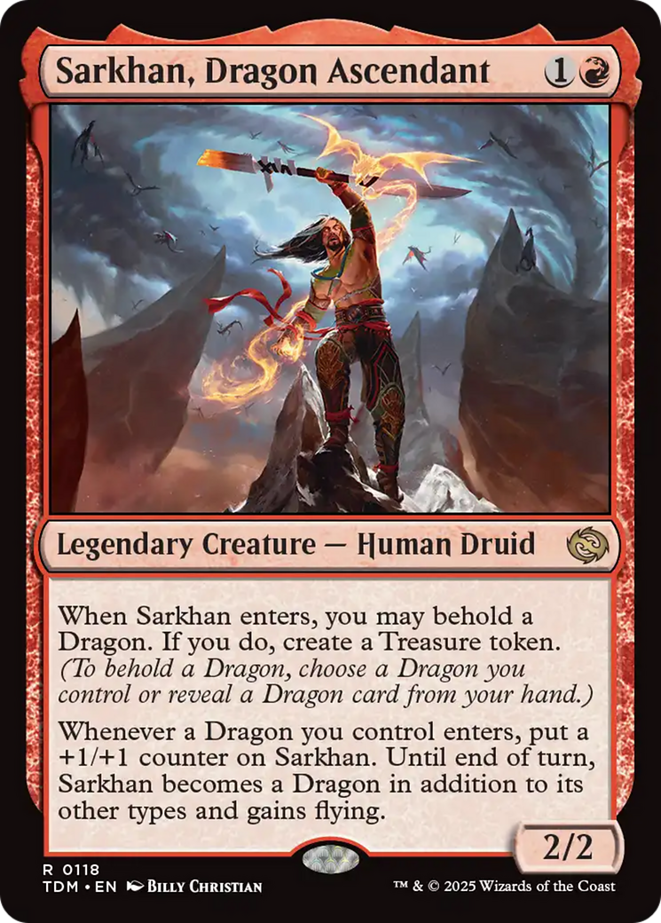 Sarkhan, Dragon Ascendant (118) [Tarkir: Dragonstorm] | Gam3 Escape