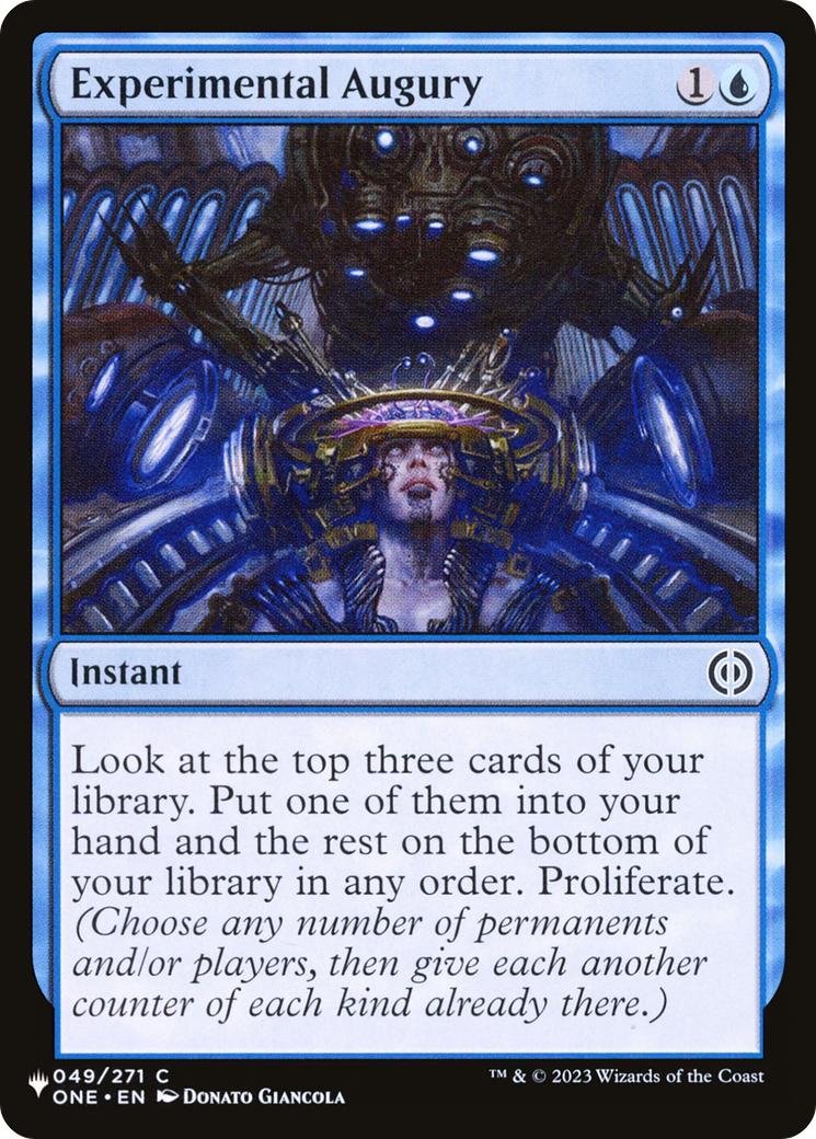 Experimental Augury [The List Reprints] | Gam3 Escape