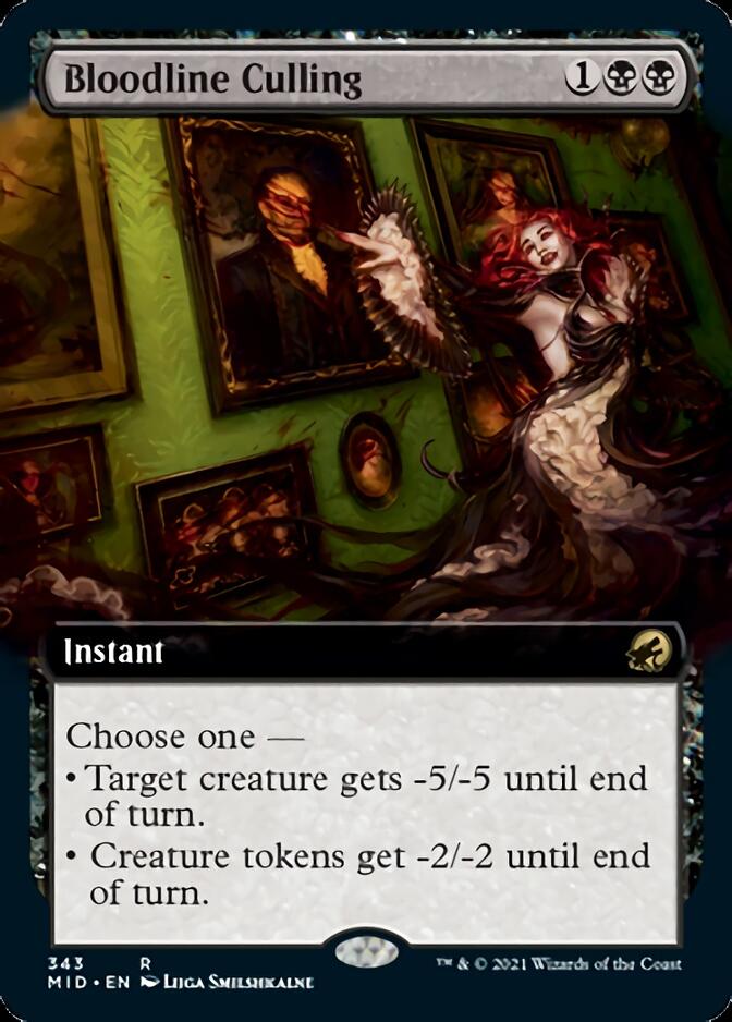 Bloodline Culling (Extended Art) [Innistrad: Midnight Hunt] | Gam3 Escape