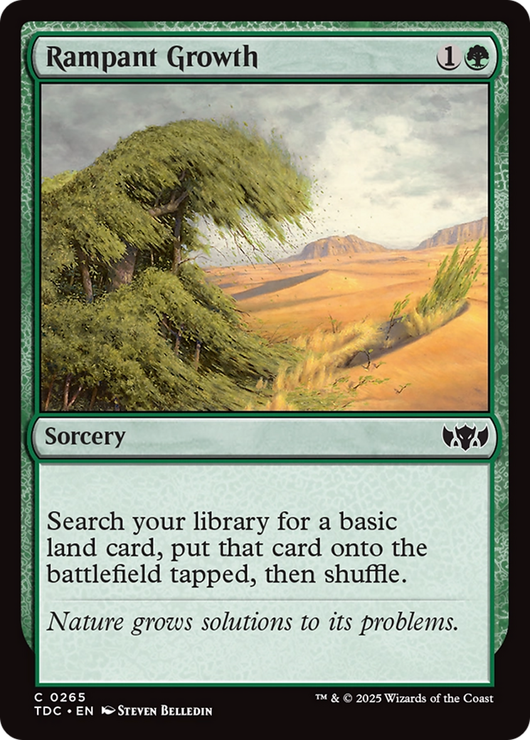 Rampant Growth [Tarkir: Dragonstorm Commander] | Gam3 Escape