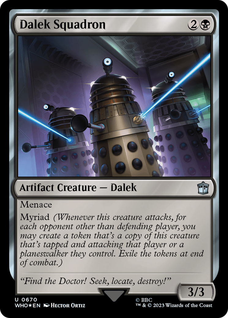 Dalek Squadron (Surge Foil) [Doctor Who] | Gam3 Escape