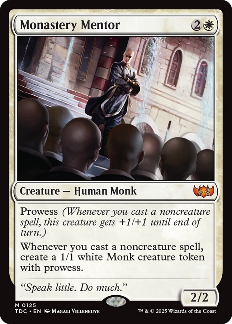 Monastery Mentor [Tarkir: Dragonstorm Commander] | Gam3 Escape