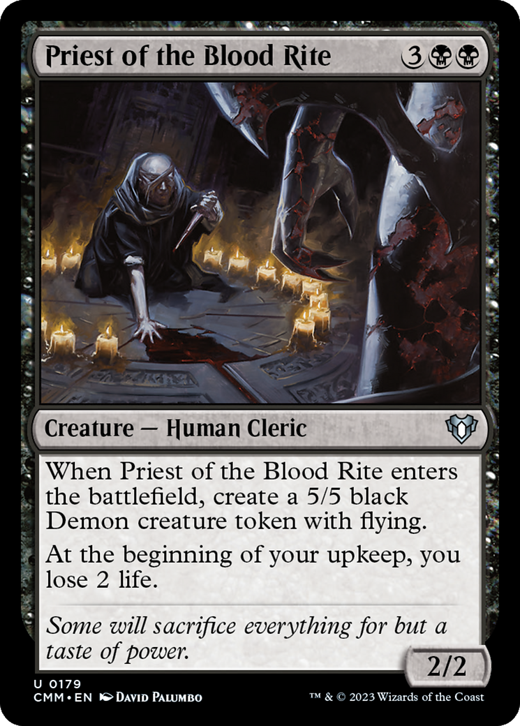 Priest of the Blood Rite [Commander Masters] | Gam3 Escape