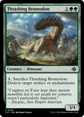 Thrashing Brontodon [The Lost Caverns of Ixalan] | Gam3 Escape