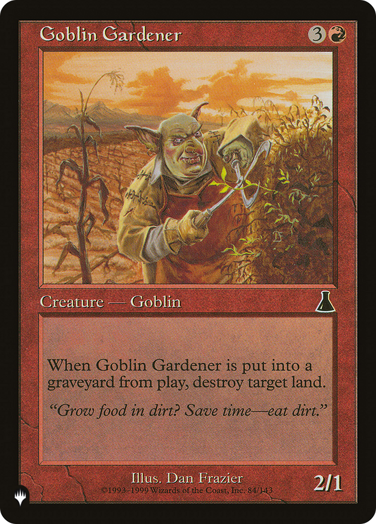 Goblin Gardener [The List Reprints] | Gam3 Escape