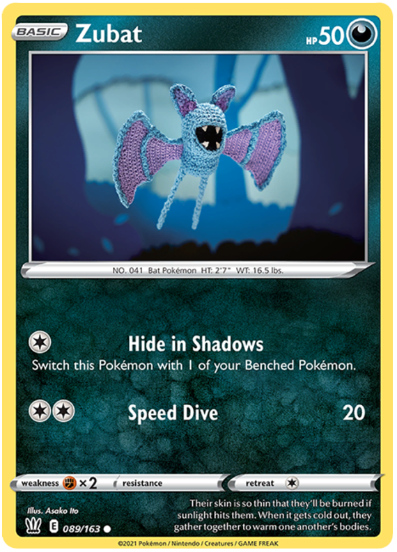 Zubat (089/163) [Sword & Shield: Battle Styles] | Gam3 Escape