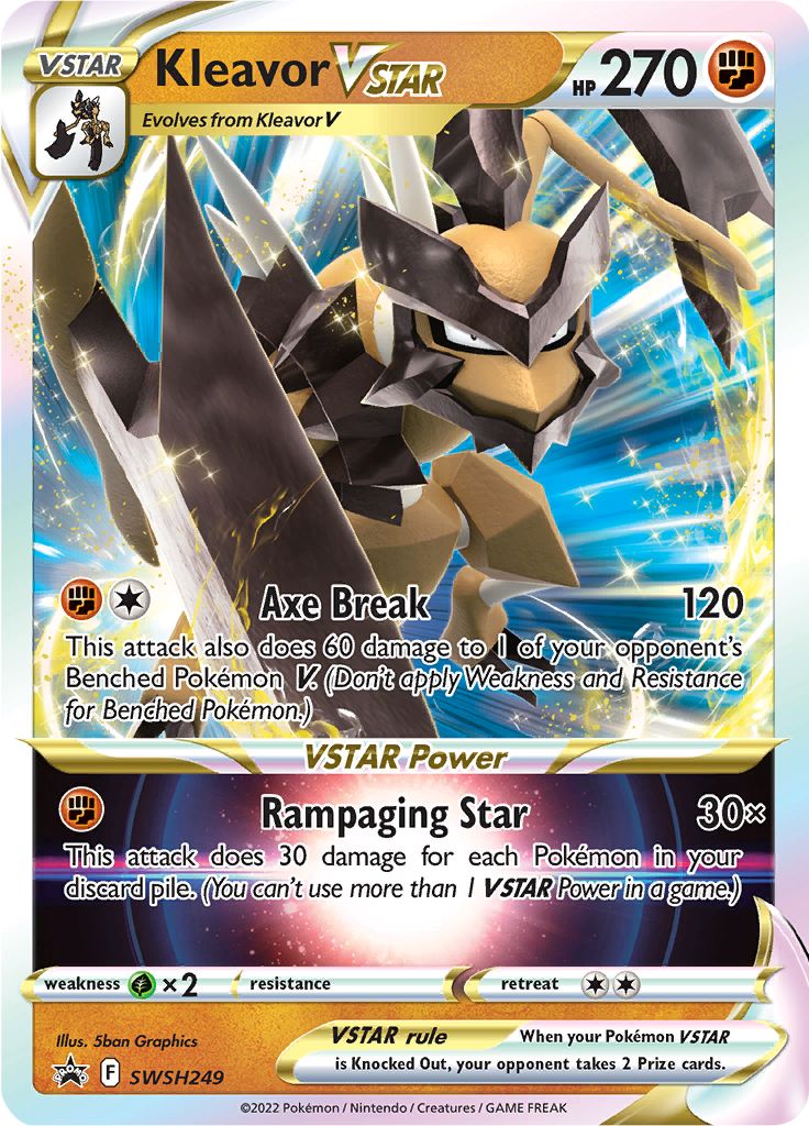 Kleavor VSTAR (SWSH249) (Jumbo Card) [Sword & Shield: Black Star Promos] | Gam3 Escape