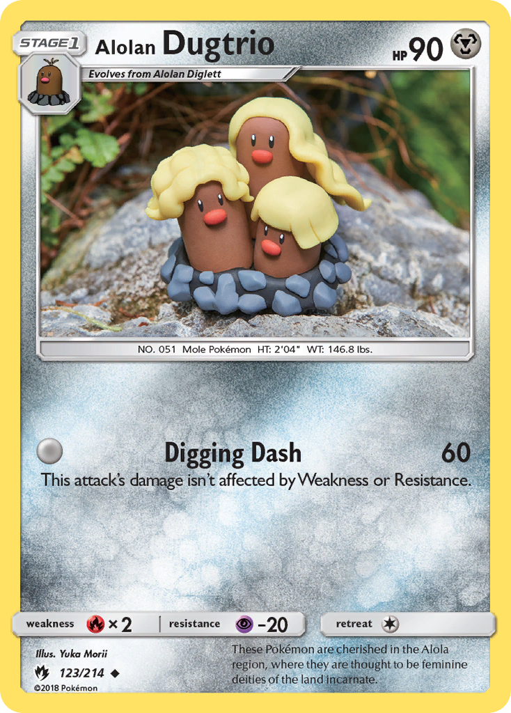Alolan Dugtrio (123/214) [Sun & Moon: Lost Thunder] | Gam3 Escape