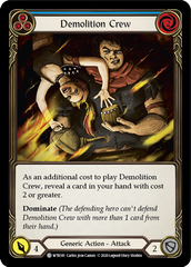 Demolition Crew (Blue) [U-WTR181] (Welcome to Rathe Unlimited)  Unlimited Rainbow Foil | Gam3 Escape