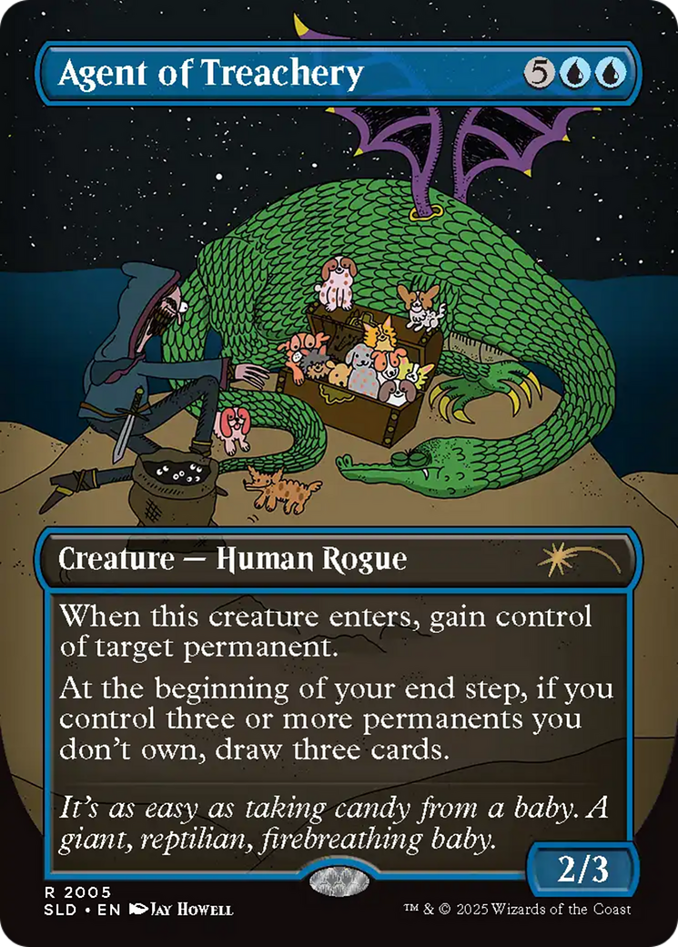 Agent of Treachery (Rainbow Foil) [Secret Lair Drop Series] | Gam3 Escape