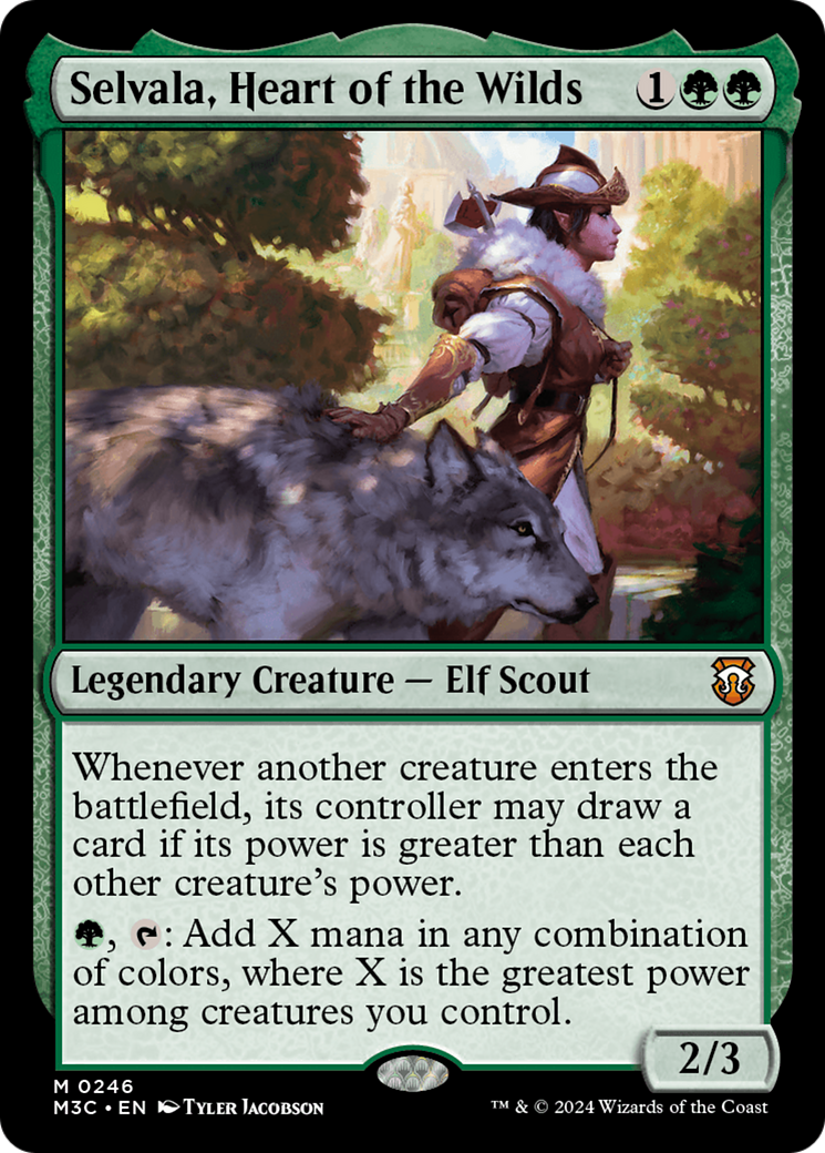 Selvala, Heart of the Wilds (Ripple Foil) [Modern Horizons 3 Commander] | Gam3 Escape