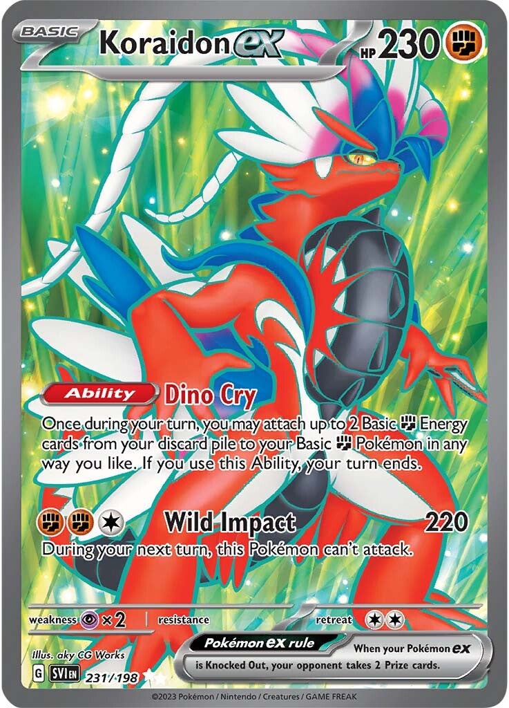 Koraidon ex (231/198) [Scarlet & Violet: Base Set] | Gam3 Escape