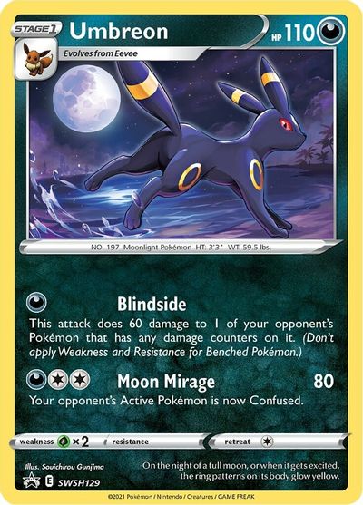 Umbreon (SWSH129) [Sword & Shield: Black Star Promos] | Gam3 Escape