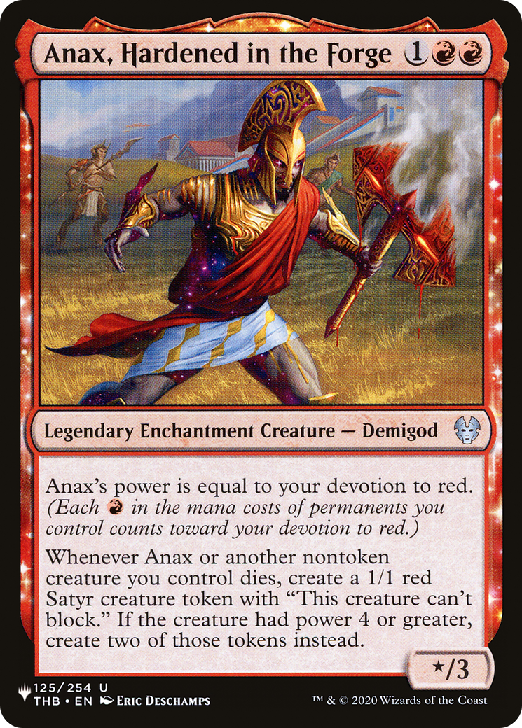 Anax, Hardened in the Forge [The List Reprints] | Gam3 Escape