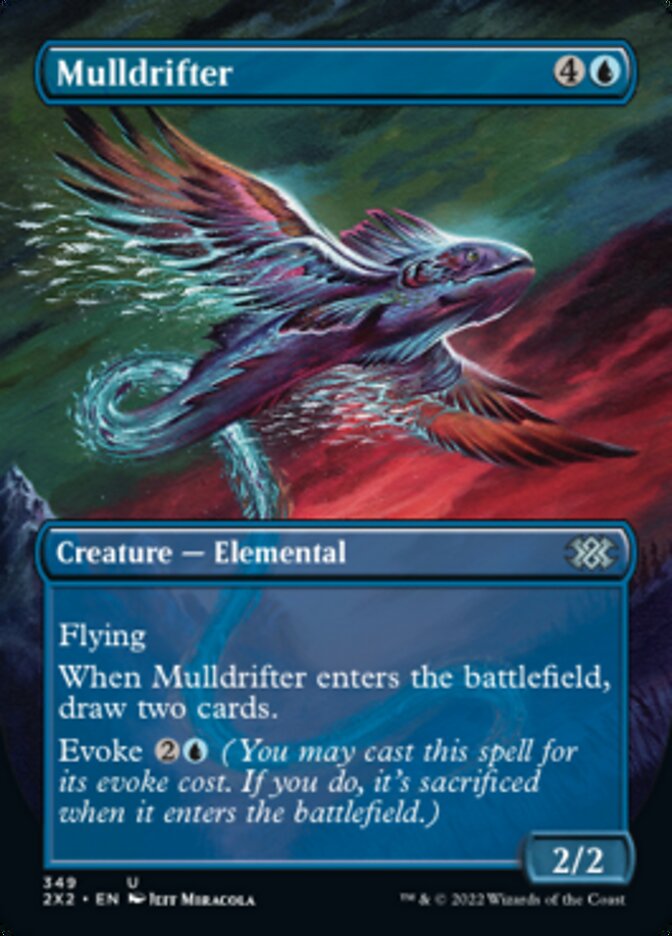 Mulldrifter (Borderless Alternate Art) [Double Masters 2022] | Gam3 Escape