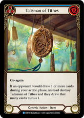 Talisman of Tithes [EVR192] (Everfest)  1st Edition Cold Foil | Gam3 Escape