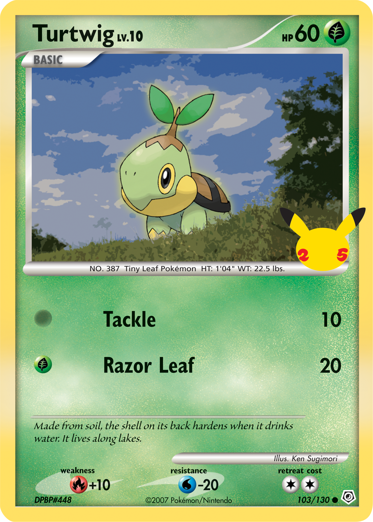 Turtwig (103/130) (Jumbo Card) [First Partner Pack] | Gam3 Escape