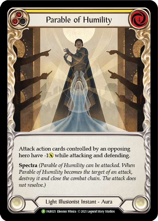 Parable of Humility [FAB025] (Promo)  Cold Foil | Gam3 Escape