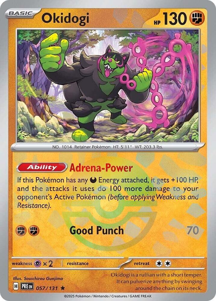 Okidogi (057/131) (Poke Ball Pattern) [Scarlet & Violet: Prismatic Evolutions] | Gam3 Escape