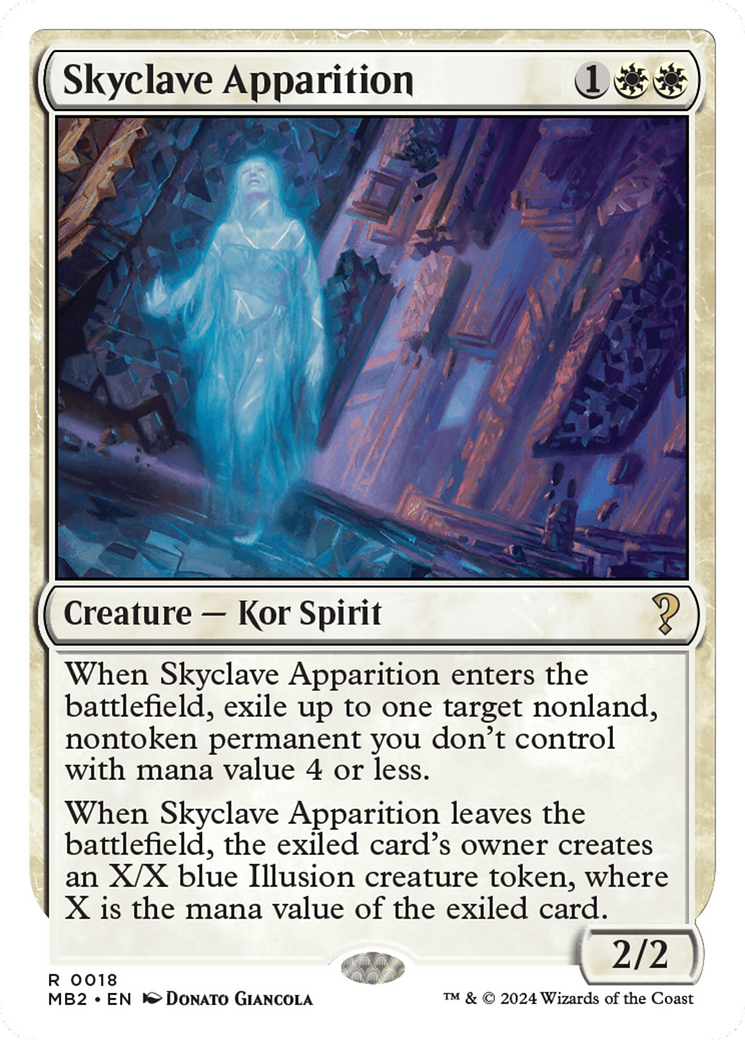 Skyclave Apparition (White Border) [Mystery Booster 2] | Gam3 Escape