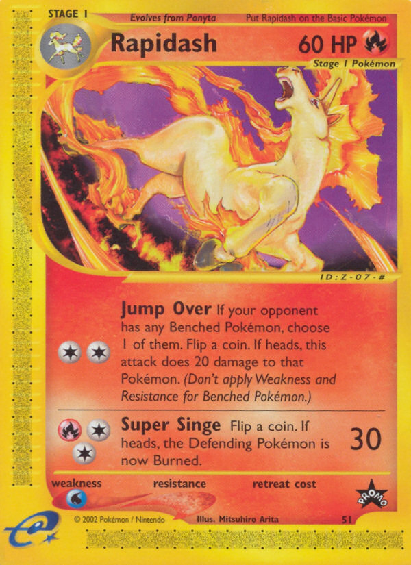 Rapidash (51) [Wizards of the Coast: Black Star Promos] | Gam3 Escape