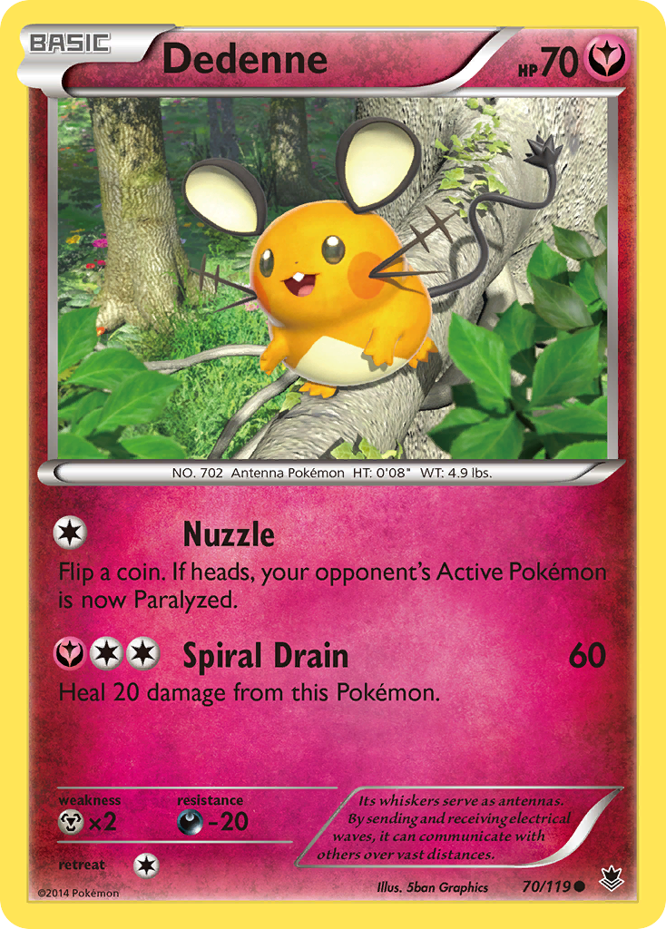 Dedenne (70/119) [XY: Phantom Forces] | Gam3 Escape