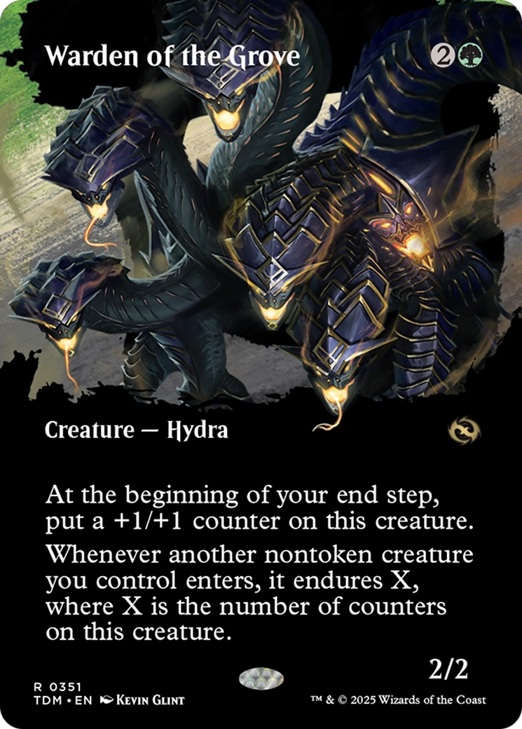 Warden of the Grove (Borderless) [Tarkir: Dragonstorm] | Gam3 Escape