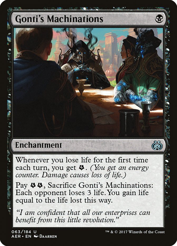 Gonti's Machinations [Aether Revolt] | Gam3 Escape