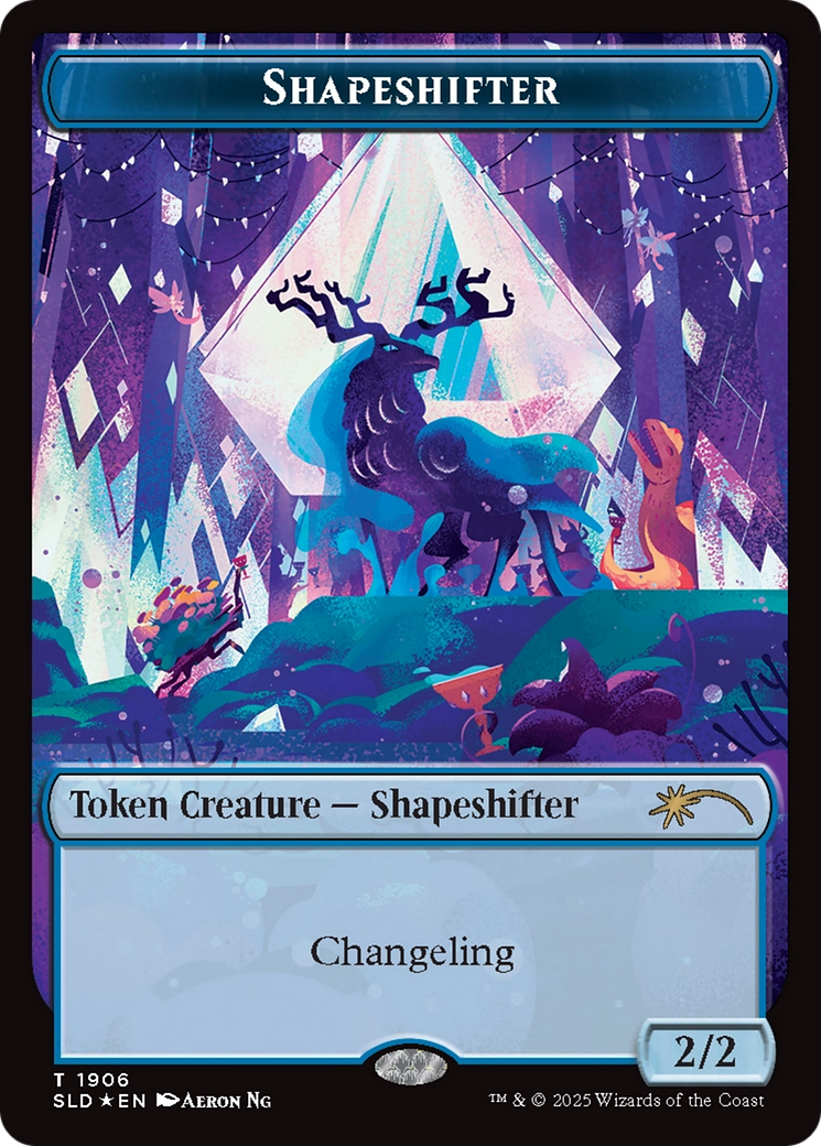 Shapeshifter Token (1906) (Double Rainbow Foil) [Secret Lair Drop Series] | Gam3 Escape