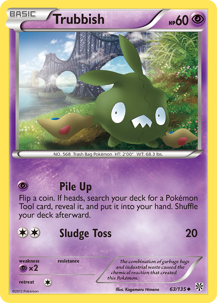 Trubbish (63/135) [Black & White: Plasma Storm] | Gam3 Escape
