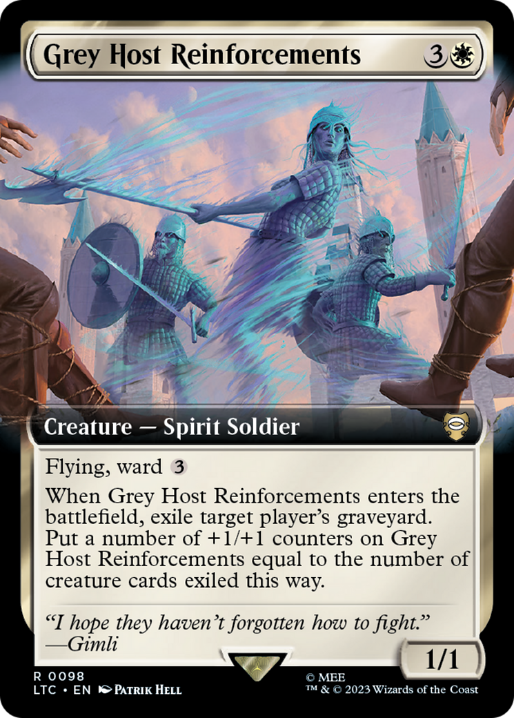 Grey Host Reinforcements (Extended Art) [The Lord of the Rings: Tales of Middle-Earth Commander] | Gam3 Escape