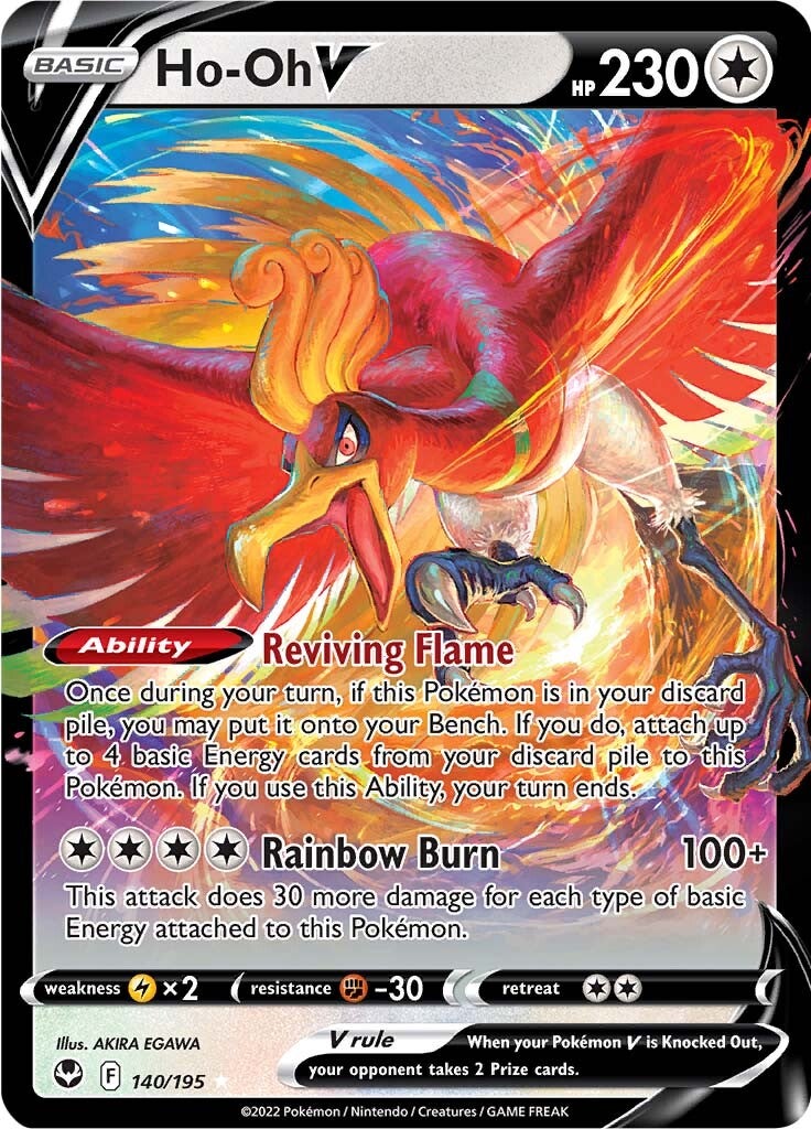 Ho-oh V (140/195) [Sword & Shield: Silver Tempest] | Gam3 Escape