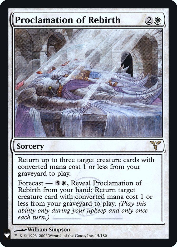 Proclamation of Rebirth [Mystery Booster] | Gam3 Escape