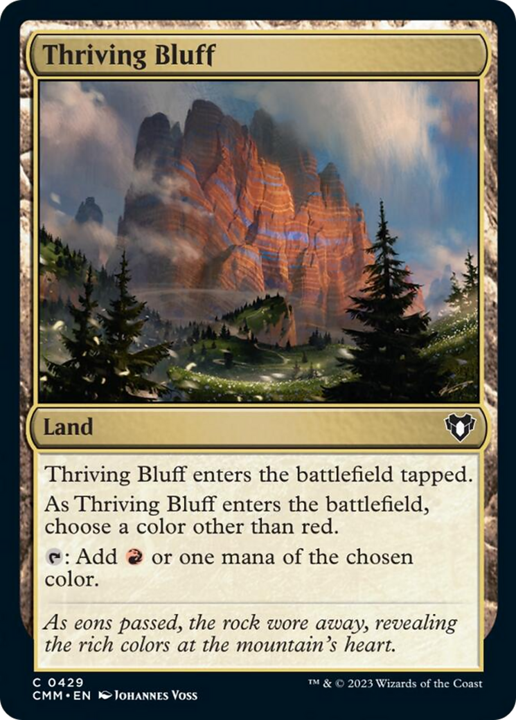 Thriving Bluff [Commander Masters] | Gam3 Escape