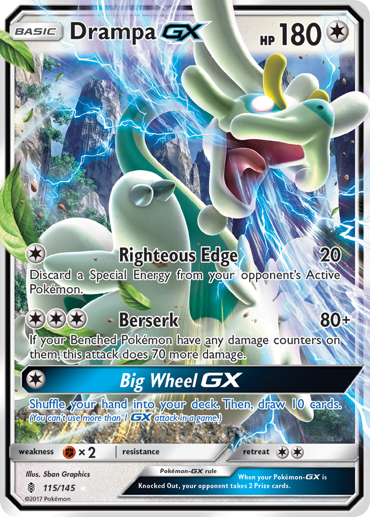 Drampa GX (115/145) [Sun & Moon: Guardians Rising] | Gam3 Escape