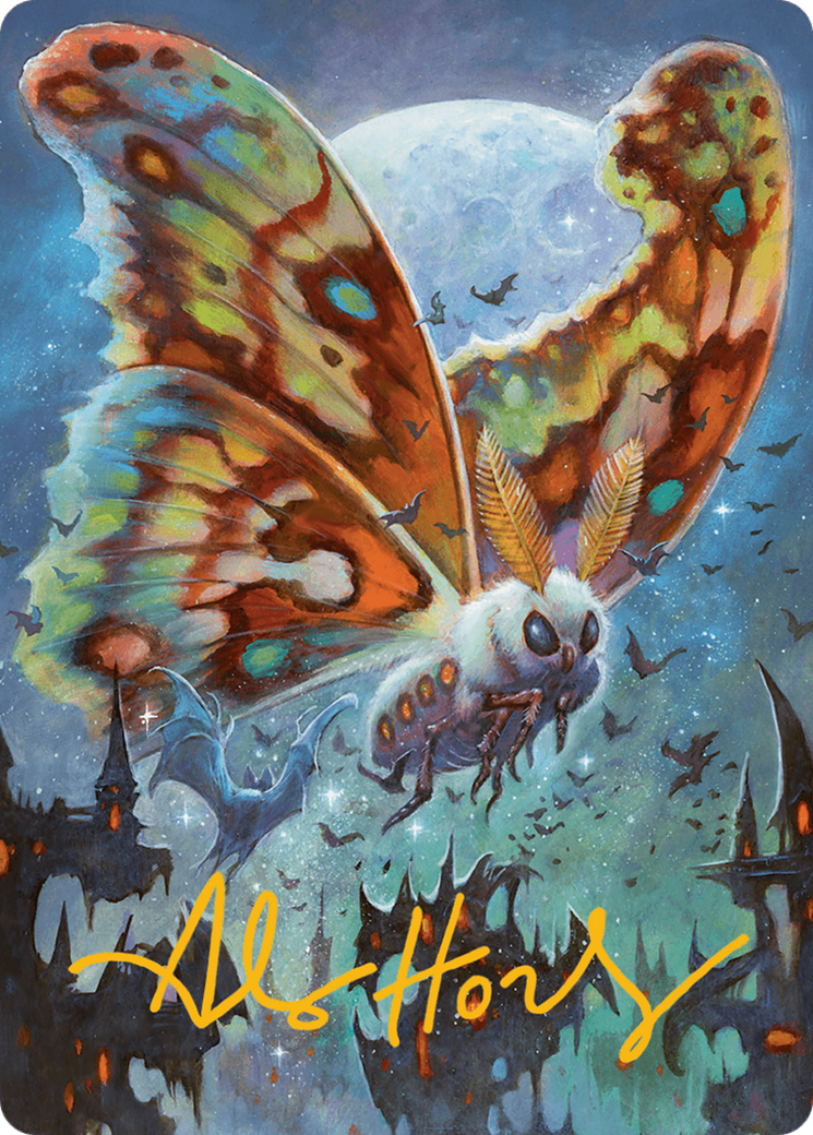 Luminous Broodmoth Art Card (Gold-Stamped Signature) [Bloomburrow Art Series] | Gam3 Escape
