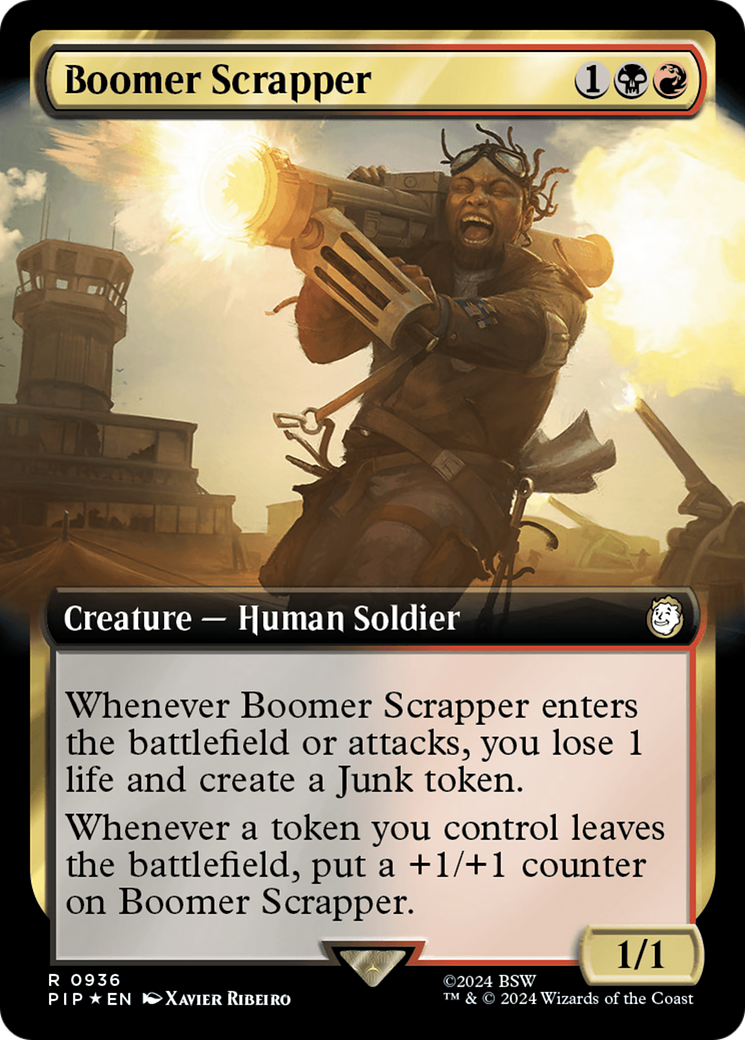 Boomer Scrapper (Extended Art) (Surge Foil) [Fallout] | Gam3 Escape