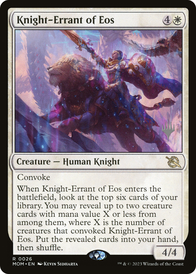 Knight-Errant of Eos (Promo Pack) [March of the Machine Promos] | Gam3 Escape