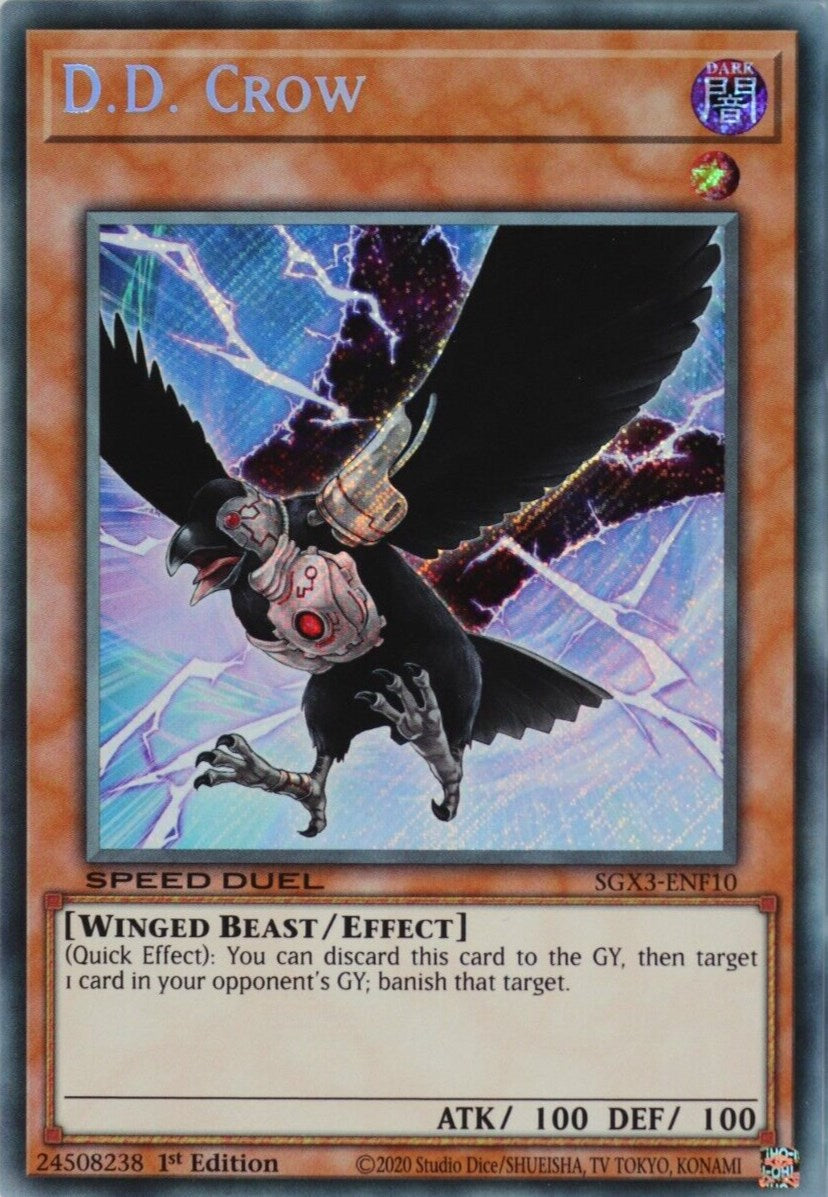 D.D. Crow [SGX3-ENF10] Secret Rare | Gam3 Escape