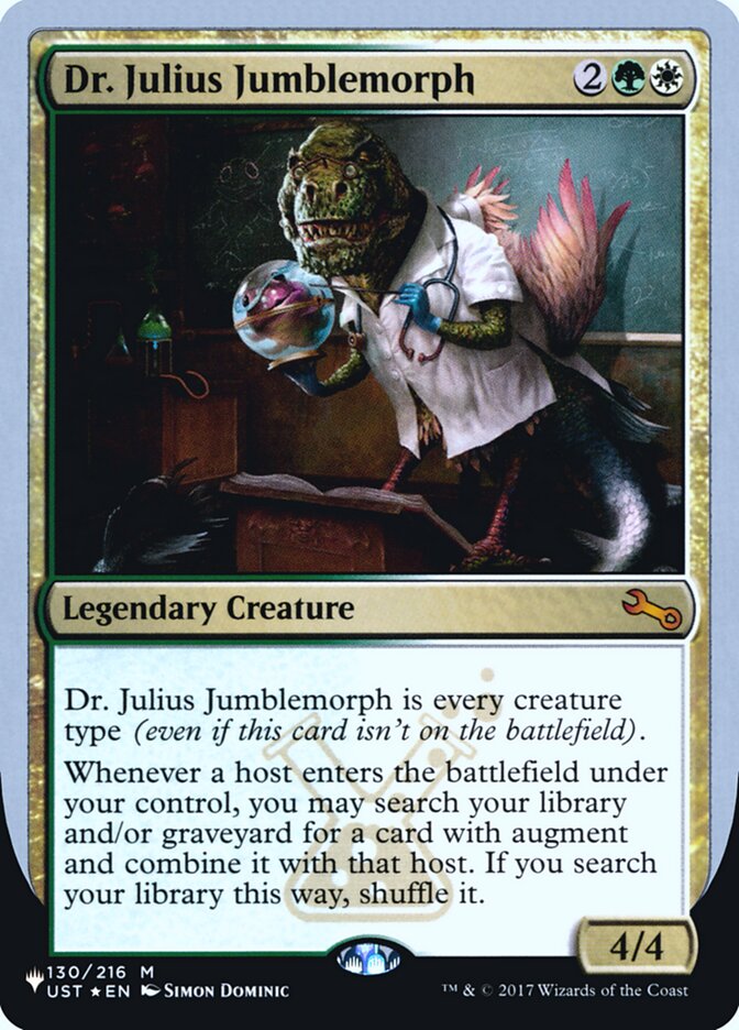 Dr. Julius Jumblemorph (Unfinity Foil Edition) [The List] | Gam3 Escape