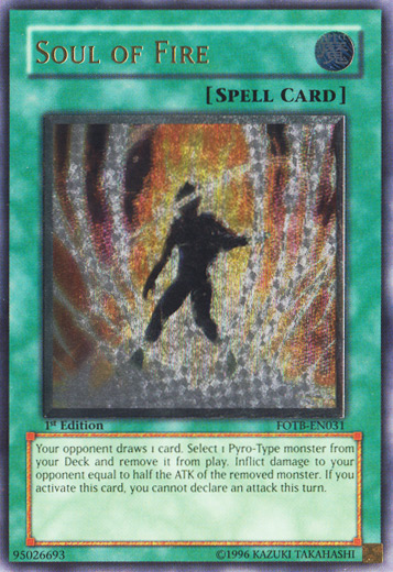Soul of Fire [FOTB-EN031] Ultimate Rare | Gam3 Escape