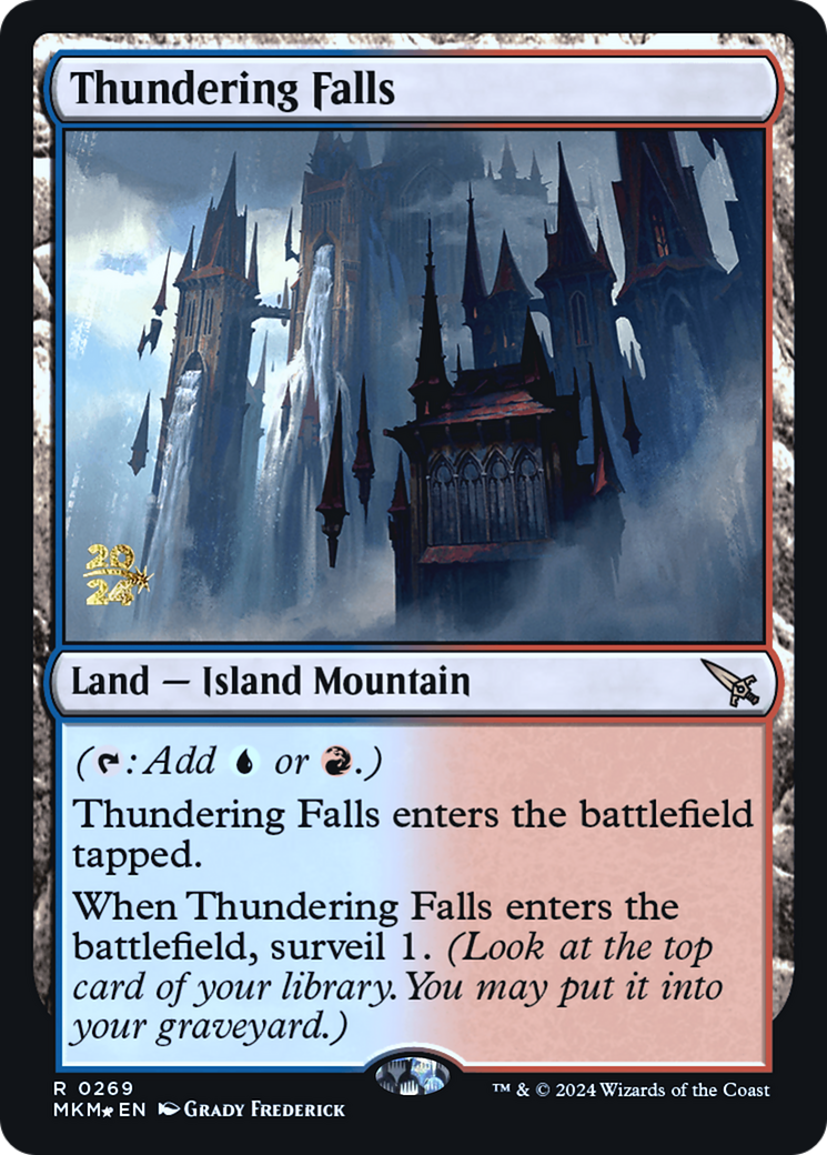 Thundering Falls [Murders at Karlov Manor Prerelease Promos] | Gam3 Escape