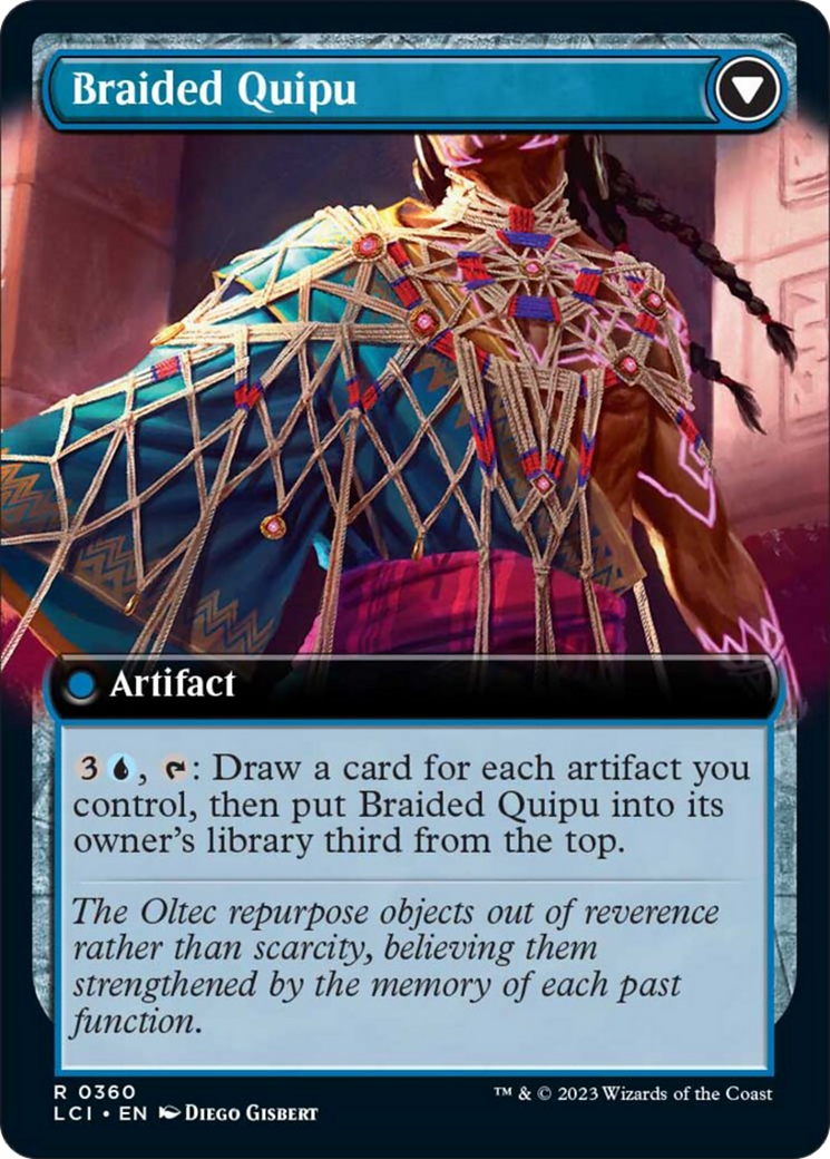 Braided Net // Braided Quipu (Extended Art) [The Lost Caverns of Ixalan] | Gam3 Escape