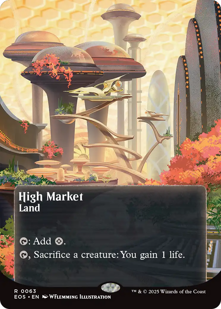High Market (0063) (Borderless) [Edge of Eternities: Stellar Sights] | Gam3 Escape