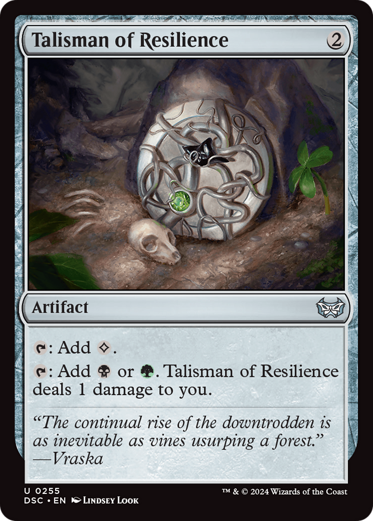 Talisman of Resilience [Duskmourn: House of Horror Commander] | Gam3 Escape