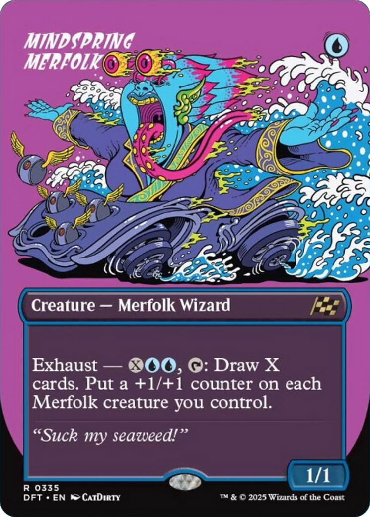 Mindspring Merfolk (Borderless) [Aetherdrift] | Gam3 Escape