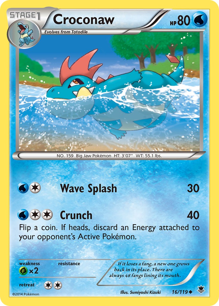 Croconaw (16/119) [XY: Phantom Forces] | Gam3 Escape