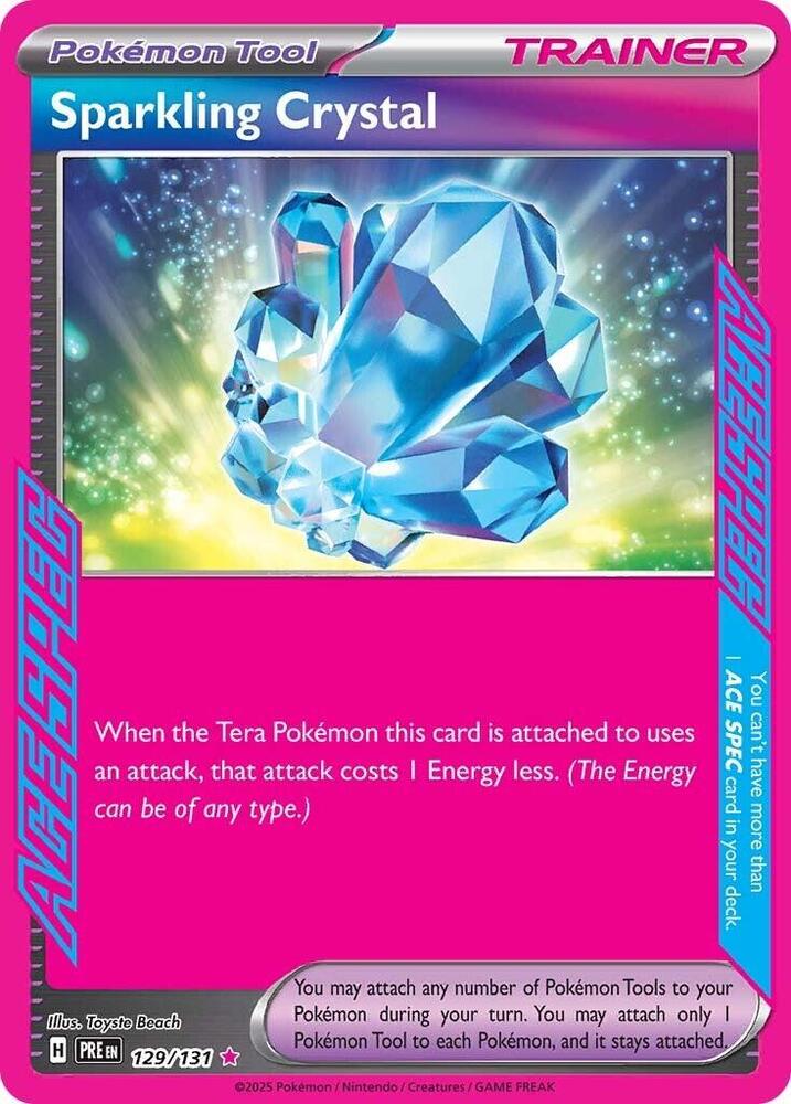 Sparkling Crystal (129/131) [Scarlet & Violet: Prismatic Evolutions] | Gam3 Escape