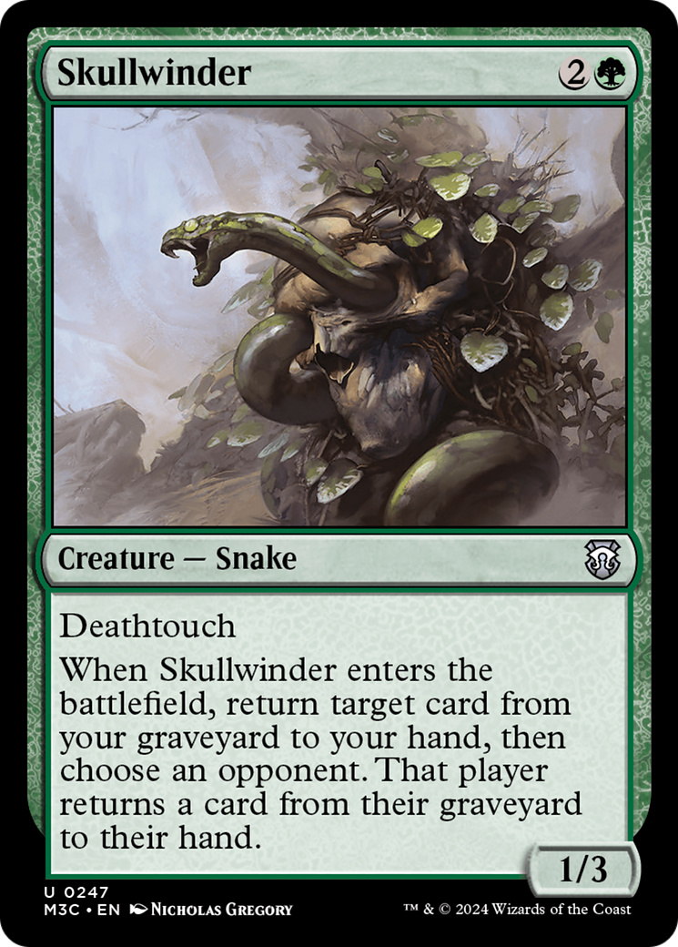 Skullwinder (Ripple Foil) [Modern Horizons 3 Commander] | Gam3 Escape